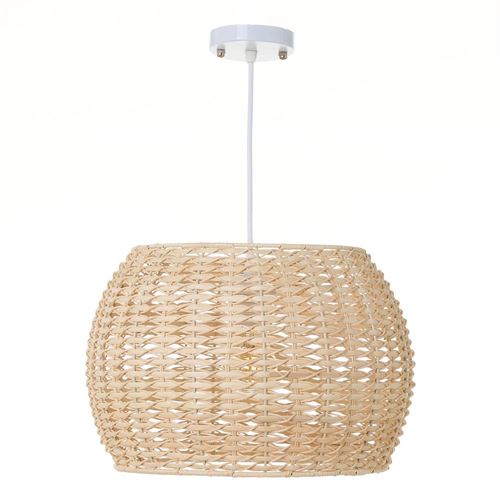 CANDEEIRO TETO MTL-VIME NAT 35X24