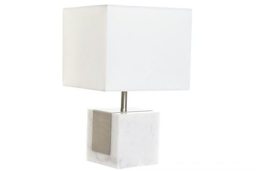 LA-182413 CANDEEIRO DE MESA M RMORE POLIÉSTER 26X26X41