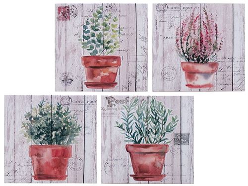 TELA DECORATIVA 28X28CM