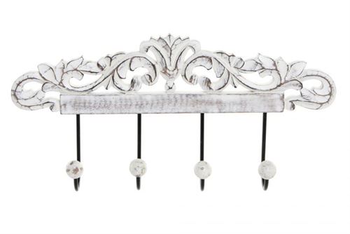 PP-182274 CABIDE MADEIRA METAL 40,5X6,5X19 DECAPE