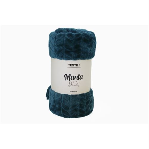 P190686488 MANTA 125X150CM PEACOCK