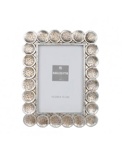 MOLDURA 20X25CM PRATA COIN