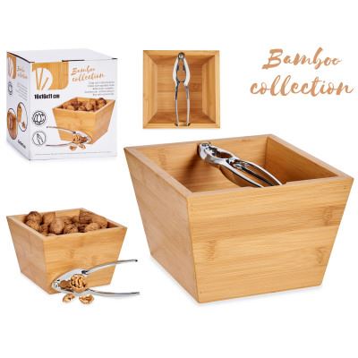 81334 CAIXA BAMBU QUEBRA NOZES 16CM
