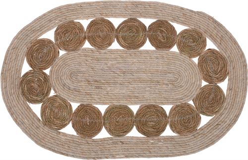 KR2002240 TAPETE OVAL 80X50CM