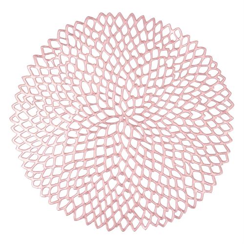 7314017 INDIVIDUAL REDONDO 38CM ROSA