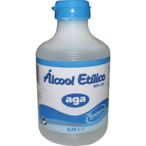 AGA  ALCOOL ETILICO 96% 250ML