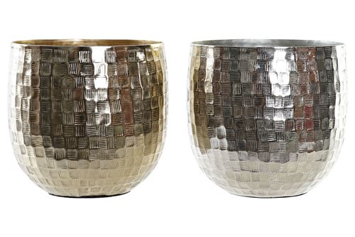 AL-185764 CENTRO DE MESA ALUM NIO 18X18X18 2 MOD.