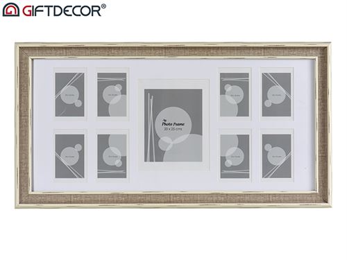 52420 PORTA FOTOS MULTIPLO 9 FOTOS MDF