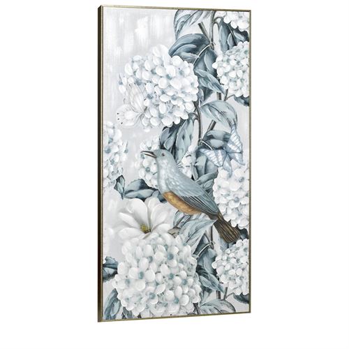 97105 TELA PINTADA PASSARO AZUL 60X120CM