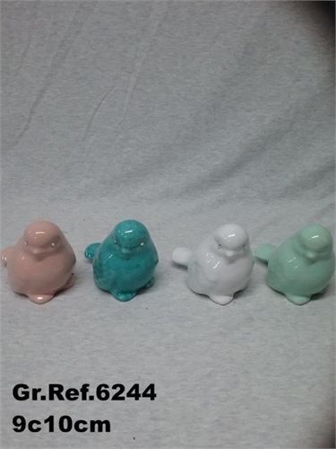 6244 PASSARINHO CERAMICA VIDRADO