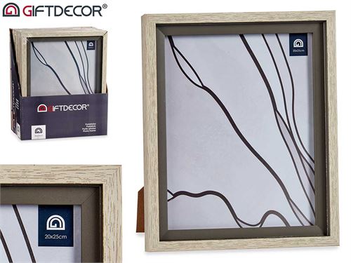 16520 MOLDURA NAT BORDA CINZA 20X25