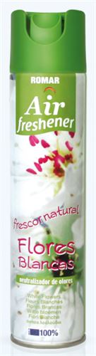 3708 ROMAR AMB.SPRAY FLORES BRANCAS 300ML