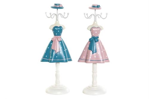 MANEQUIM RESINA METAL 2 MOD 12X8X32CM