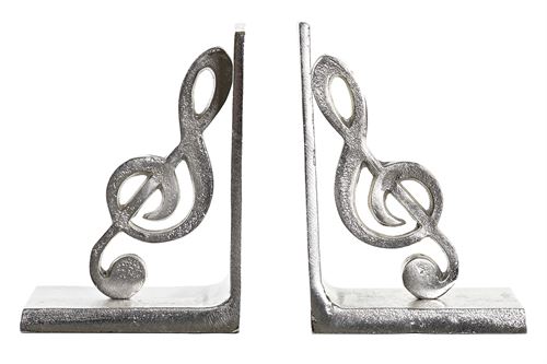 AL-185767 SUPORTE PARA LIVROS ALUM NIO 22X8,5X15 NOTA MUSICA