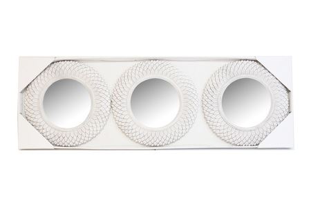 ESPELHOS BRANCO SET3 75X25CM