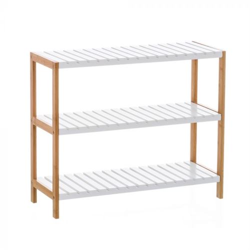 123487 SAPATEIRA 3 PRATELEIRAS BAMBU 70X26X58,5