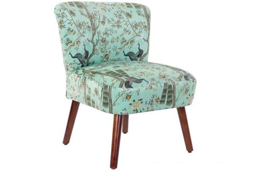 MB-183221 CADEIRA POLIESTER MAD 60X60X77 PAVAO VERDE