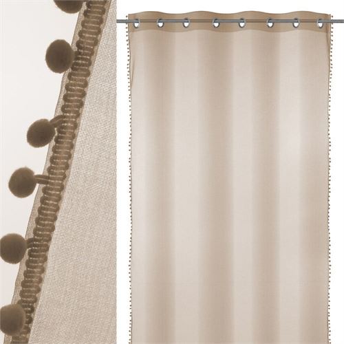 800775 CORTINADO DOLLY TASSEL 100%POLISTER  140X260