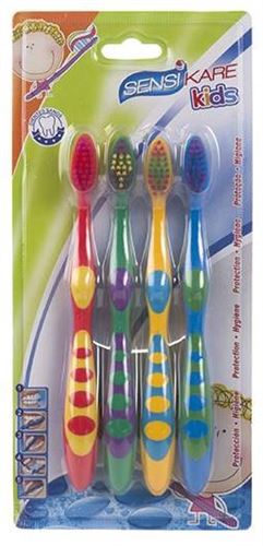 15186 C/4 ESCOVAS DENTES INFANTIL