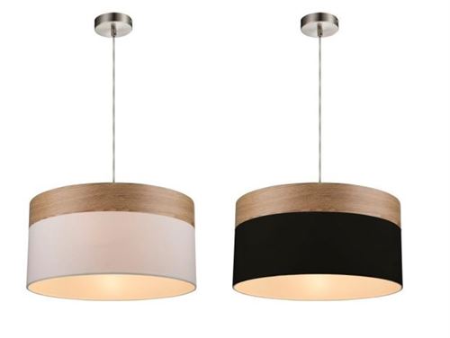 LA-182418 CANDEEIRO DE TETO POLIÉSTER 38X38X25 2 MOD.