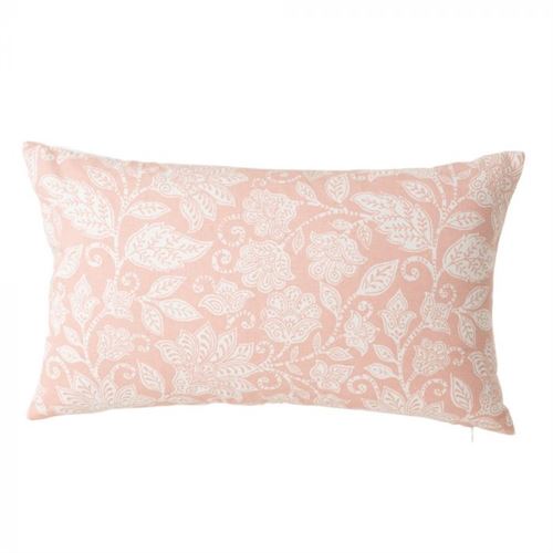 136486 ALMOFADA DELICATE ALG ROSA 50X30CM