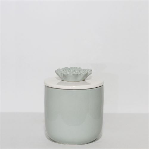 Z65B PORTA JOIAS VERDE MENTA 18CM