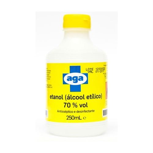 AGA  ALCOOL SANITARIO 70% 250ML