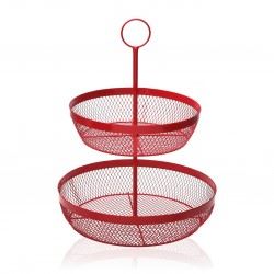 15619953 FRUTEIRA VERMELHA 2PISOS 28,5X38CM