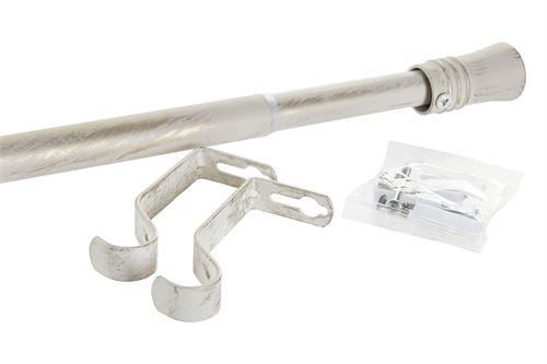 BR-185361 BARRA CORTINA ALUMINIO 160X3X3 EXTENS VEL 300 CM