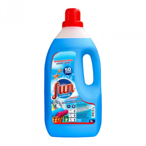 FUN DETERGENTE MARINHO 3L