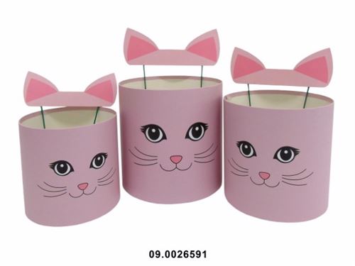 CAIXA CARTAO CJ.3 ROSA