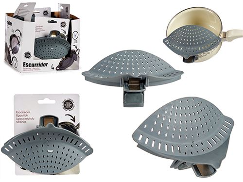 81600 ESCURREDOR DE PANELAS SILICONE CINZENTO