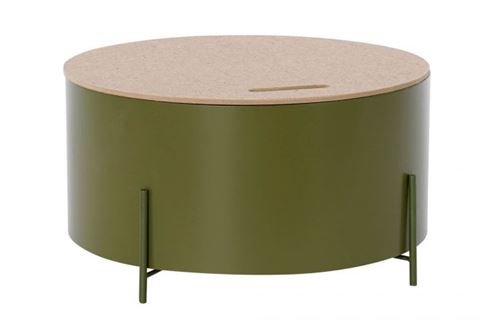 MB-183421 MESA APOIO MDF/FERRO NATURAL