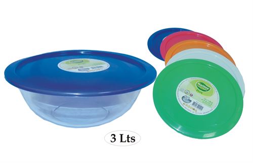 SM400030833 SALADEIRA VIDRO C/TAMPA PL