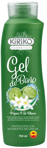 KIRIKO COSMETICA G.BANHO PEPINO_amp_CHA BRANCO 750ML