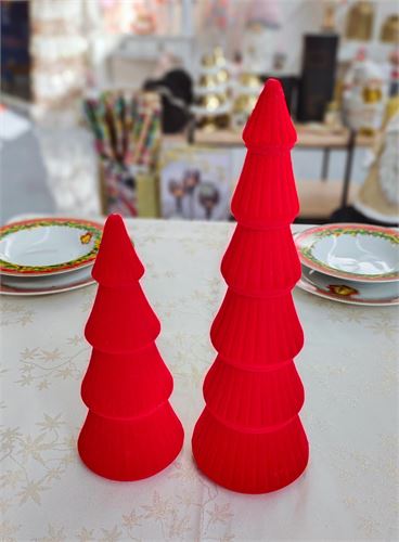 91532 ARVORE NATAL VELUDO GRENAT