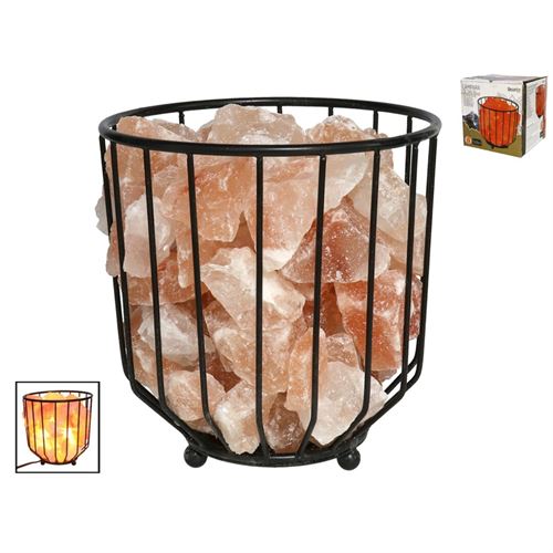 28637 PORTA VELAS DE SAL 17X19CM