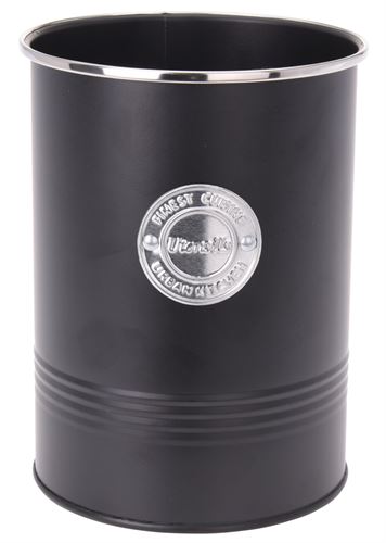 C80601950 PORTA TALHERES MTL PRETO 13X17