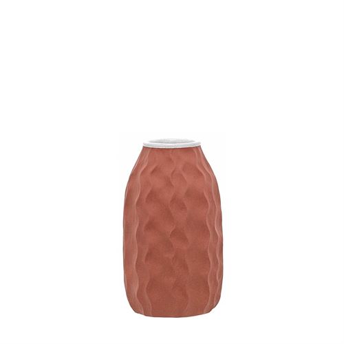 28273 JARRA CERAMICA BRICK 25CM