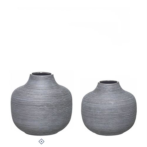 JARRA CERAMICA DECORATIVA 25,50X25,50X24,00CM