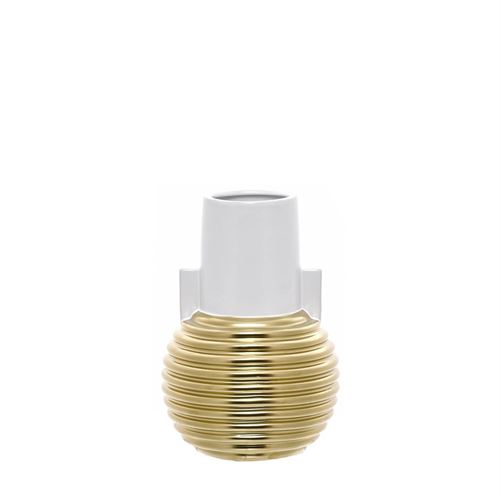 28289 JARRA CERÂMICA GOLD SPRING 18X26CM