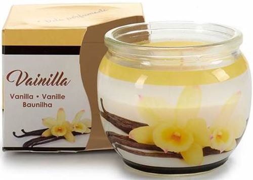 13572 VELA COPO VIDRO BAUNILHA