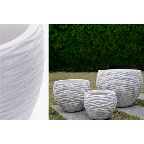 P051185076 CONJUNTO 3 VASOS FIBRA ARGILA