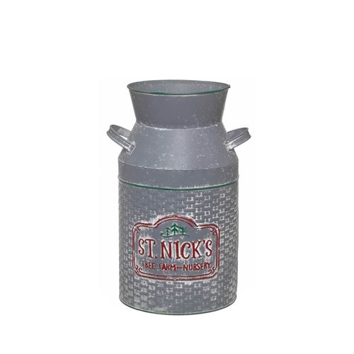 80838 ANFORA METAL NATAL 20X20X36CM