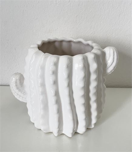 6170 CASTIÇAL CACTO CERAMICA