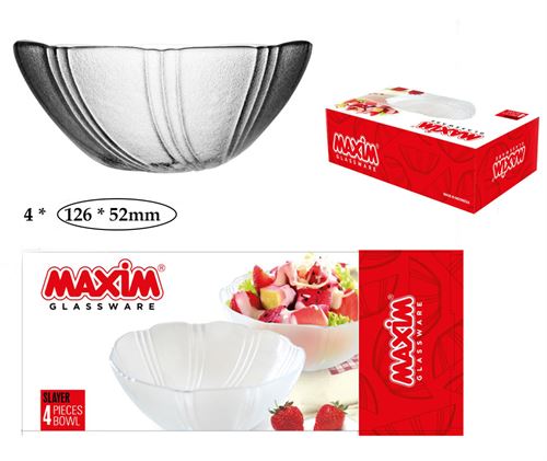 TAÇAS VIDRO 12,6X5,2CM SET4