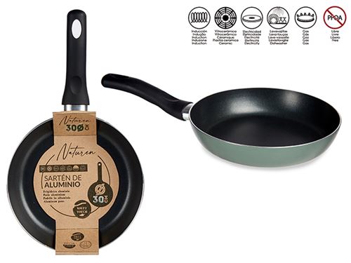 FRIGIDEIRA ALUMINIO 30CM VERDE