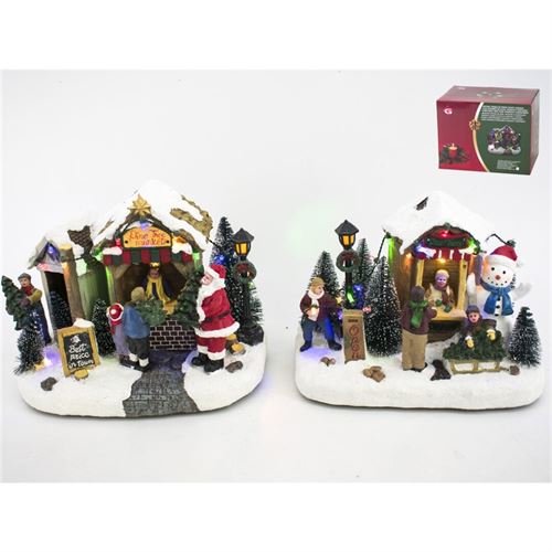 LOJA ARVORES NATAL 14X20CM 2SORT