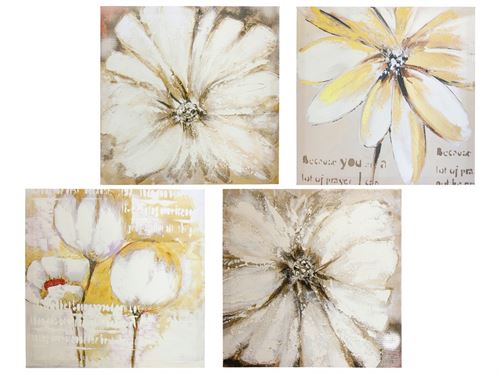 17044 QUADRO FLOWER 40X40X1,5 4 SORT