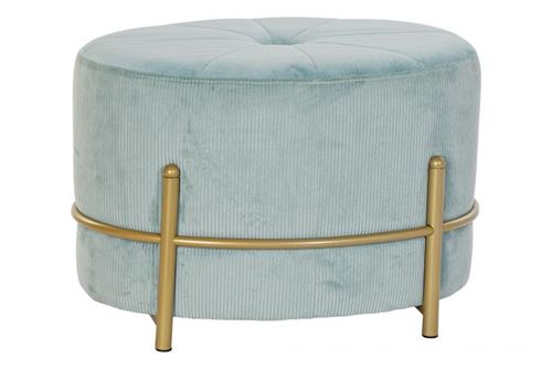 MB-183064 BANQUETA POLIÉSTER METAL 51X36X34 VELUDO